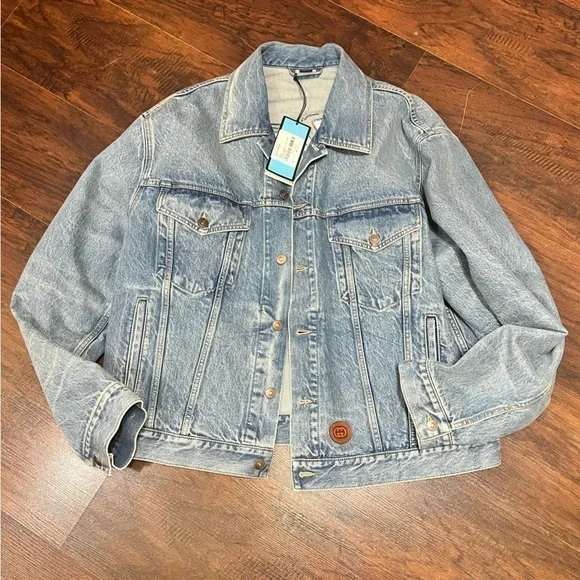 GUCCI X DISNEY DONALD DUCK embroidered denim Jacket NWT 56 or 3X *Posh Pick! - Picture 7 of 14